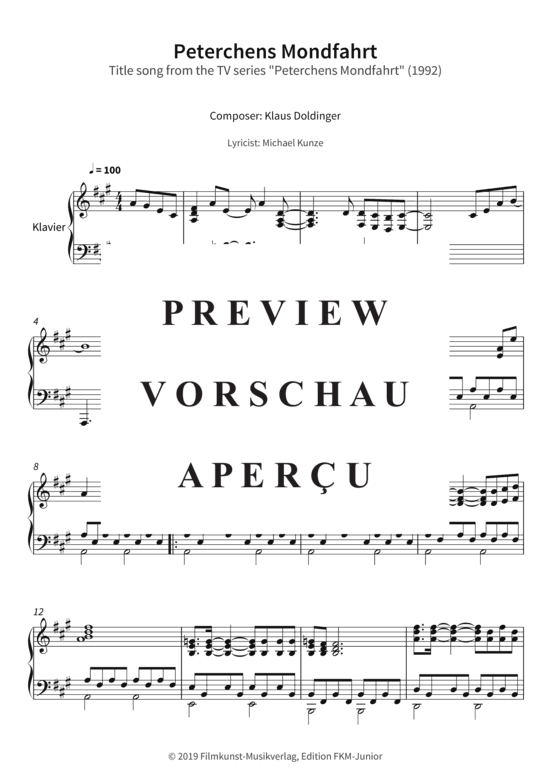 gallery: Peterchens Mondfahrt - Title song from the TV series Peterchens Mondfahrt (1992) , ,  (Klavier Solo)