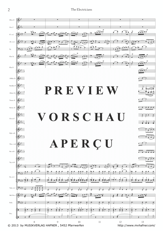 Product gallery: Page 7 of 11 The Electricians, , (large wind orchestra)