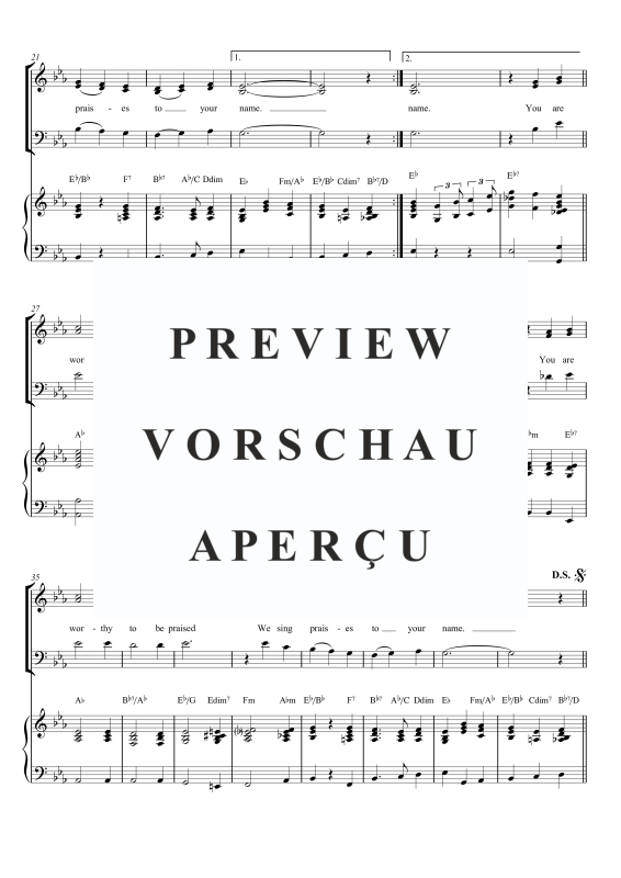 gallery: Lord You Are Good, , Gemischter Chor SAB, Solo und Klavier