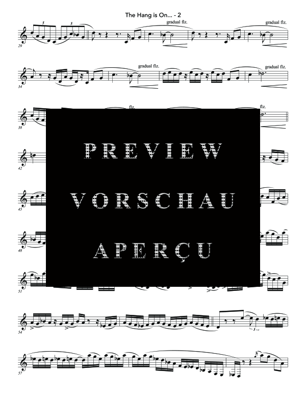 Product gallery: Page 6 of 9 The Hang is On..., , (bass clarinet and CD)