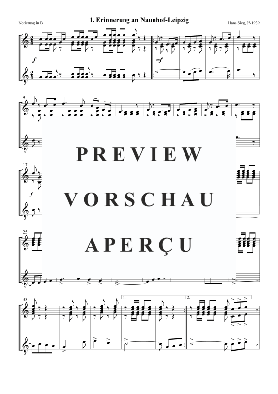Product gallery: Page 4 of 5 Erinnerung an Naunhof-Leipzig (Marsch), , Trombone Choir
