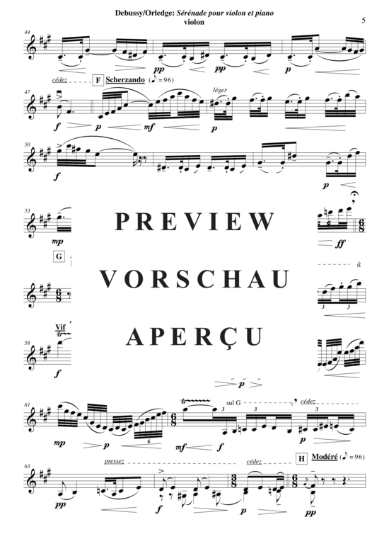 Product gallery: Page 21 of 21 Sérénade for violin and piano , , (violin + piano)