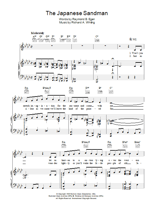 Product gallery: Page 1 of 1 The Japanese Sandman, The Andrews Sisters