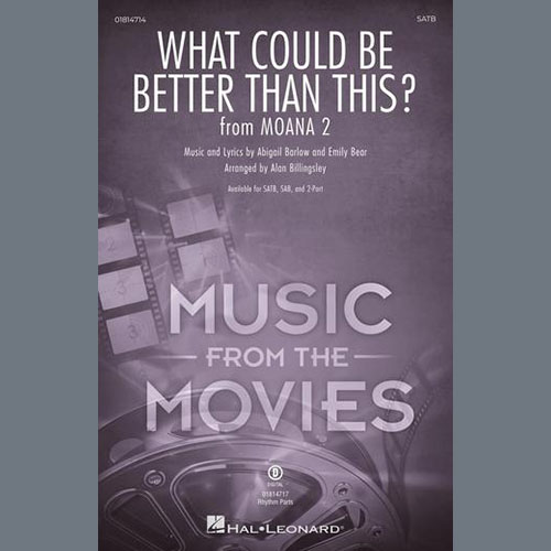 cover: What Could Be Better Than This? (from Moana 2) (arr. Alan Billingsley), Abigail Barlow & Emily Bear, Chor