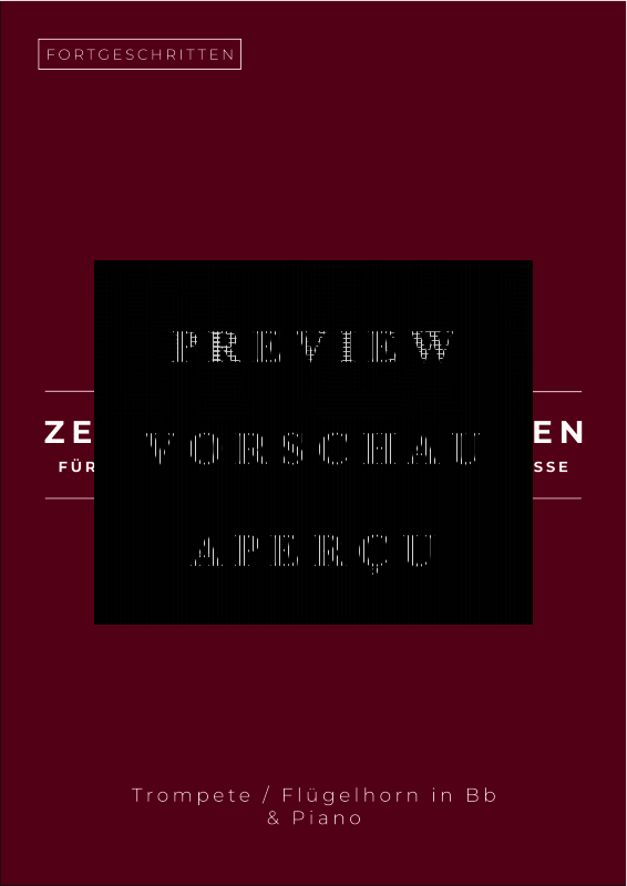 gallery: Zehn ruhige Melodien für Hochzeiten, Kirche und andere Anlässe, , Trompete in B und Klavier