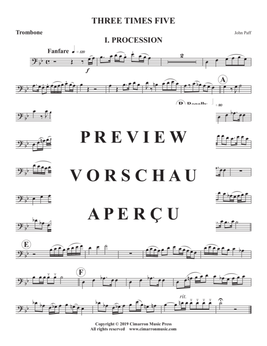 Produktgalerie: Seite 22 von 27 Three Times Five , , (Blechbläser Quintett)