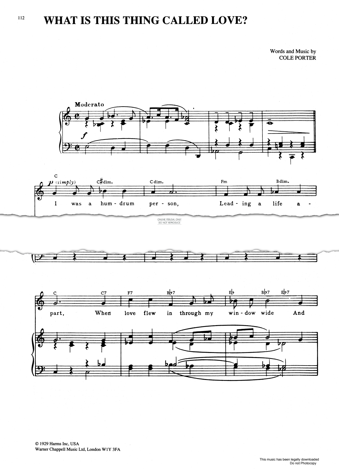 gallery: What Is This Thing Called Love, Cole Porter