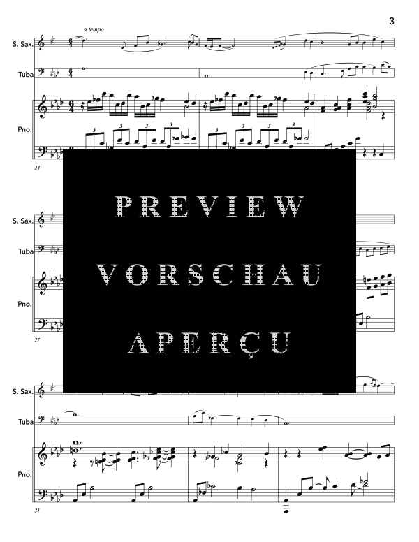 Produktgalerie: Seite 7 von 11 Mile Marker 78, , (Trio Sopran Saxophon, Tuba und Klavier)