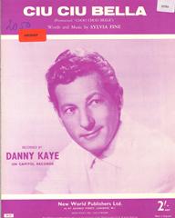 cover: Ciu Ciu Bella, Danny Kaye, Gesang, Gitarre, Klavier