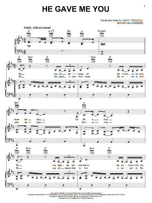 Produktbild zu: He Gave Me You