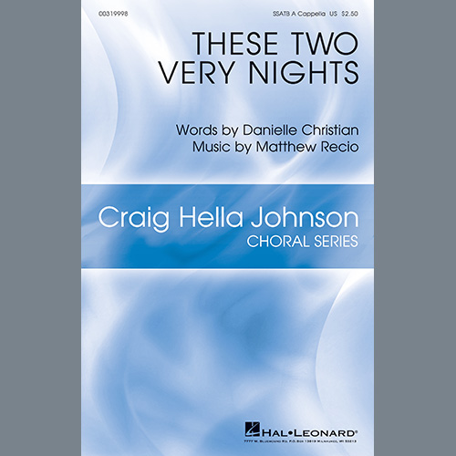 cover: These Two Very Nights, Danielle Christian and Matthew Recio, Chor