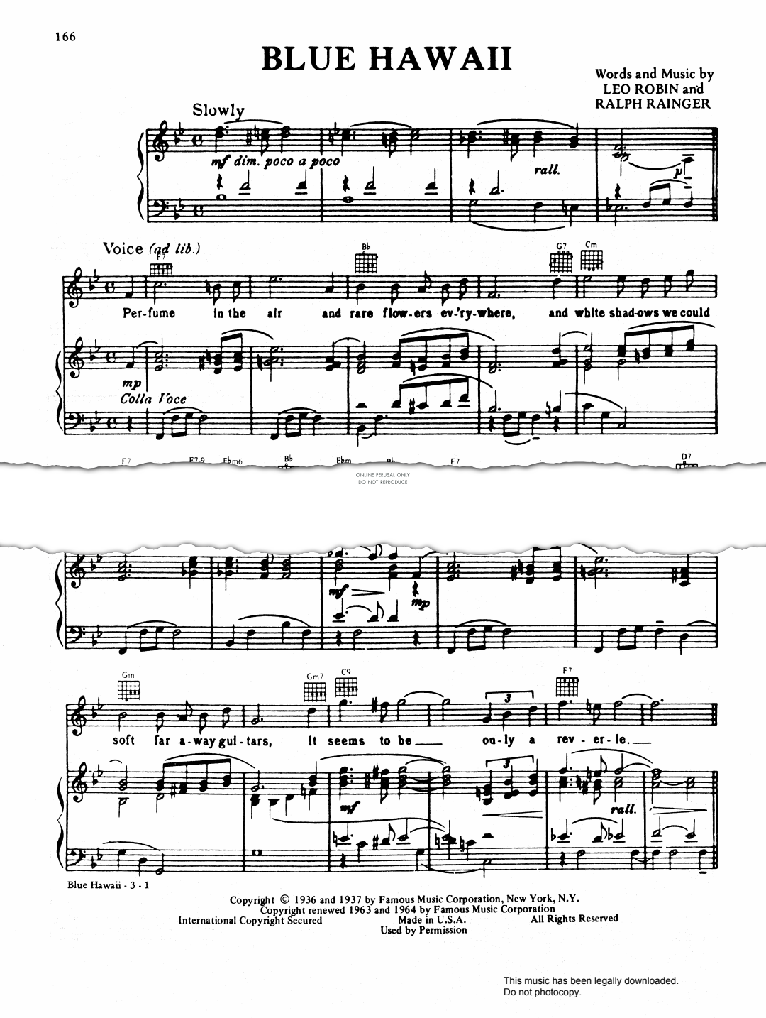 gallery: Blue Hawaii, Ralph Rainger, Gesang, Klavier, Ukulele