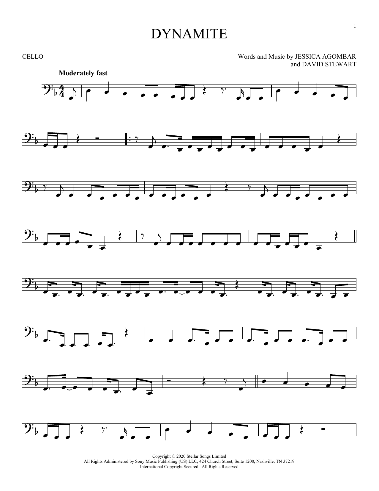 Produktgalerie: Seite 1 von 1 Dynamite, BTS, Violoncello