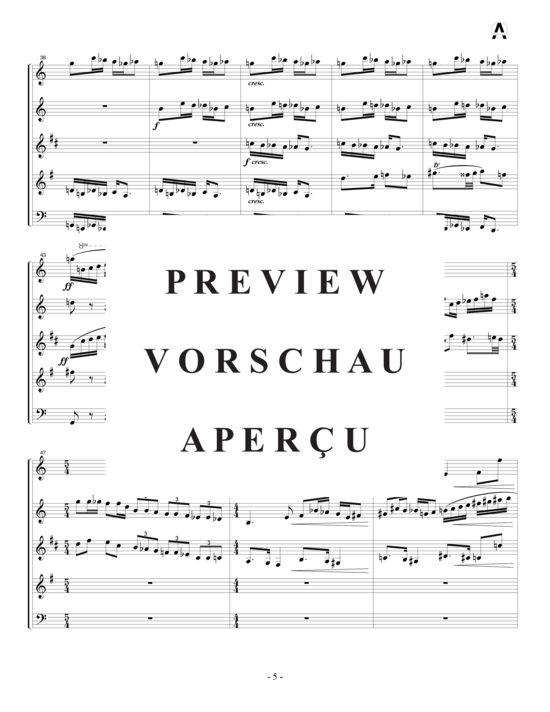 Produktgalerie: Seite 8 von 21 Wind Quintet , , (Holzbläserquintett)