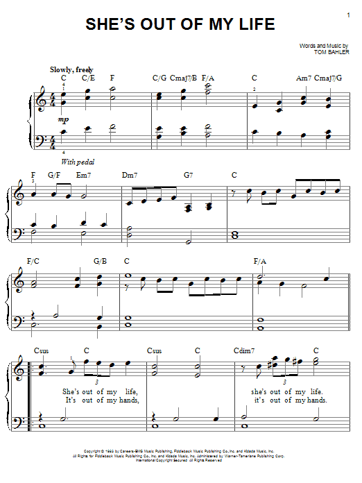 Produktbild zu:  She's Out Of My Life - Josh Groban