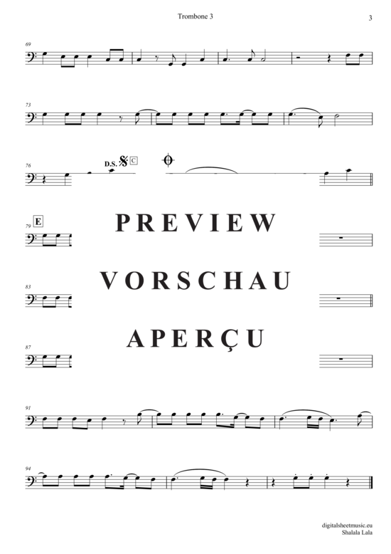 Product gallery: Page 16 of 21 Shalala Lala , Vengaboys, (Trombone Trio + Piano)