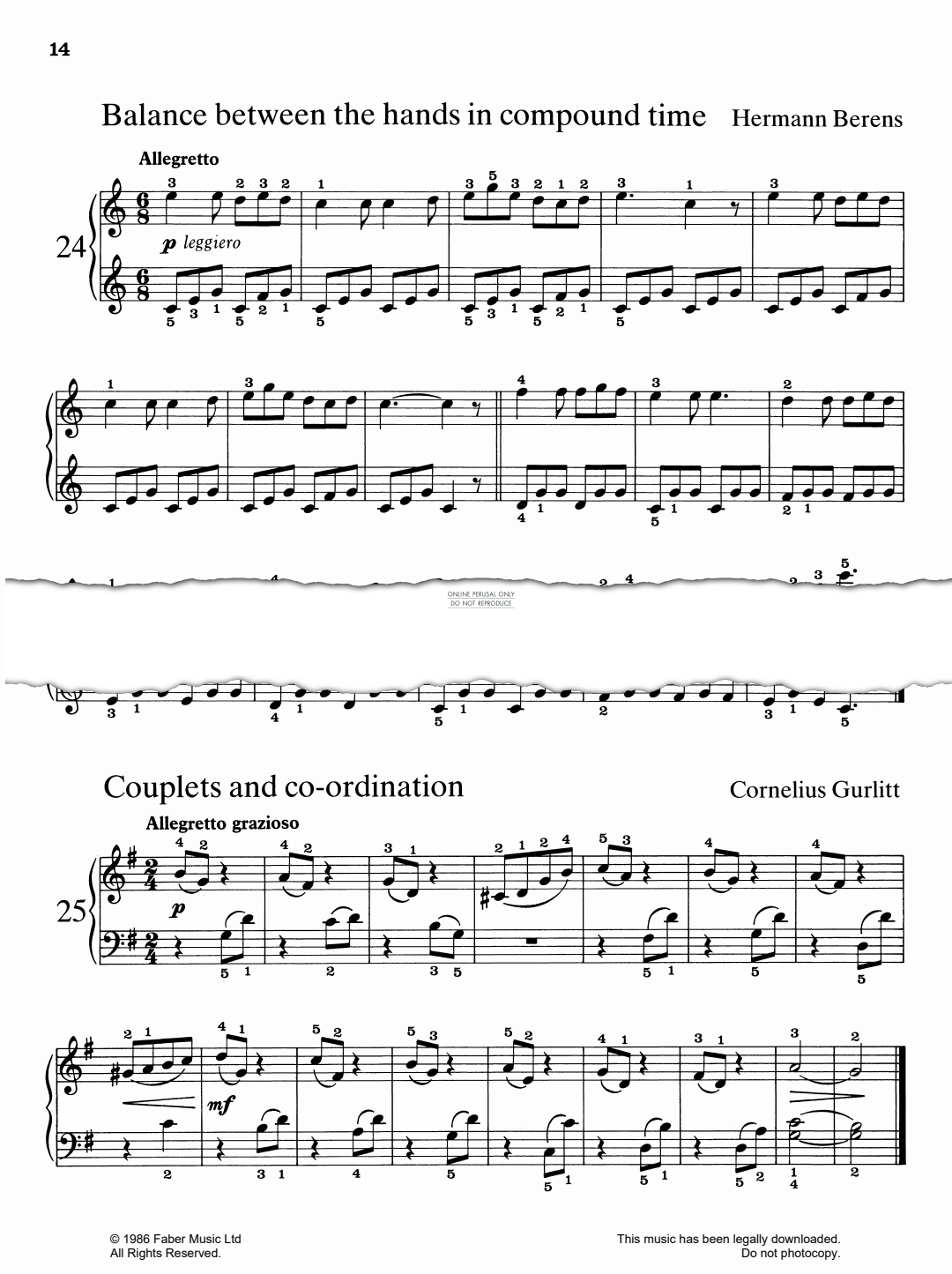 Produktgalerie: Seite 1 von 1 Balance Between The Hands In Compound Time, Hermann Berens, Klavier