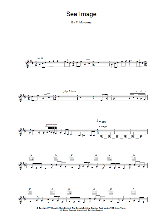 Produktgalerie: Seite 1 von 1 Sea Image, The Chieftains, Melodieinstrument