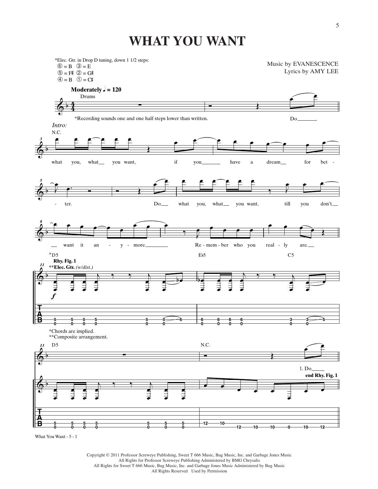 Product gallery: Page 1 of 1 What You Want, Evanescence