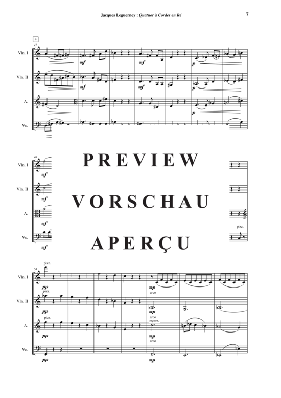 Produktgalerie: Seite 8 von 21 Quatuor à Cordes en Ré , , (Streicherquartett)