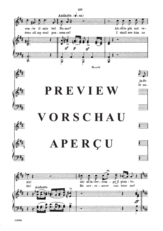 Product gallery: Page 5 of 13 Se il ciel mi divide, Parisotti, Alessandro, Medium Voice and Piano