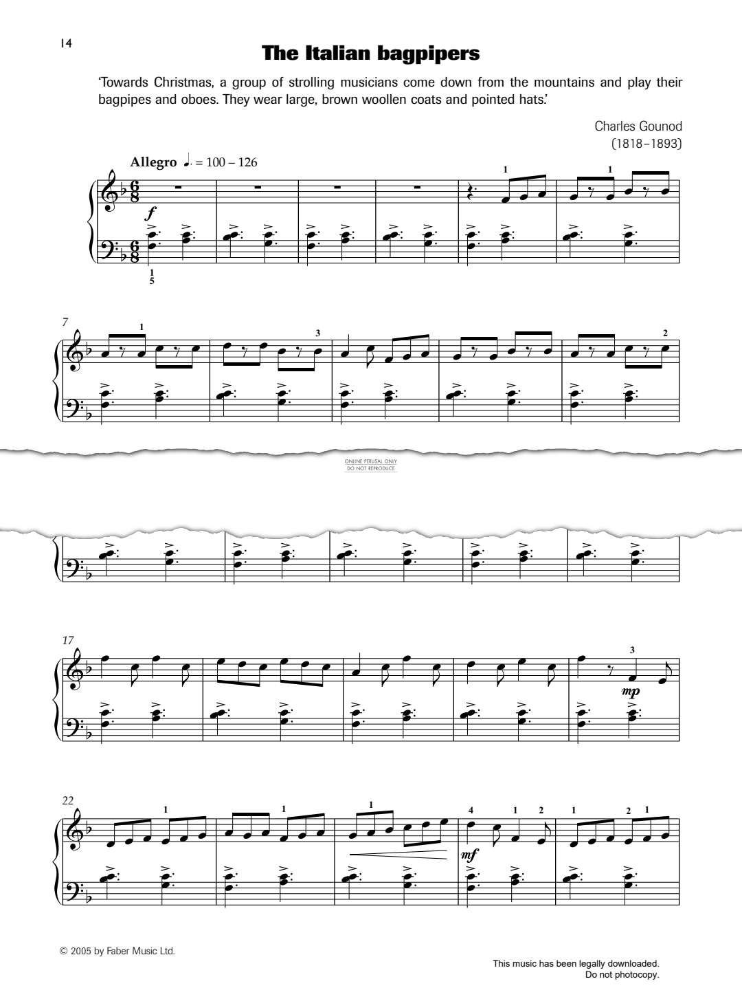 gallery: Les Pifferari (The Italian Bagpipers), Charles Gounod