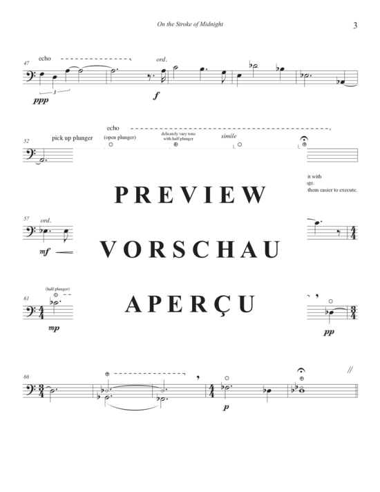 Product gallery: Page 7 of 9 On the Stroke of Midnight , , (Trombone solo)