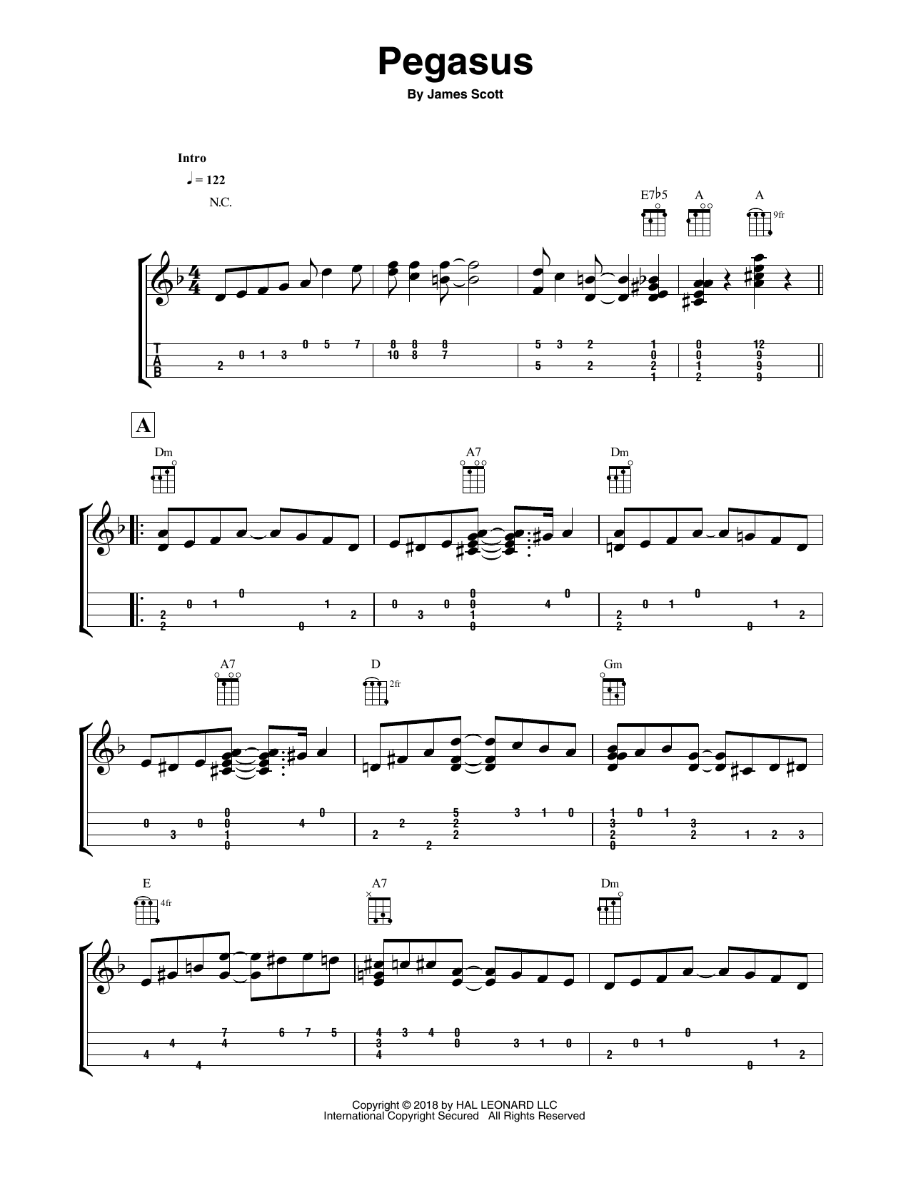Product gallery: Page 1 of 1 Pegasus (arr. Fred Sokolow), James Scott