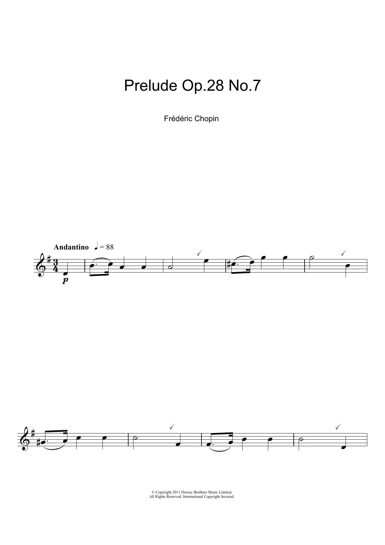Product gallery: Page 1 of 1 Prelude Op.28 No.7, Frédéric Chopin