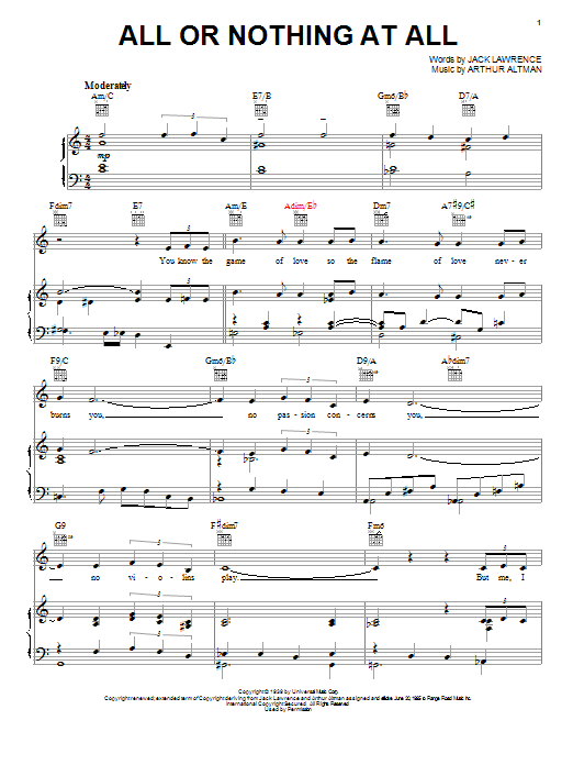 Product gallery: Page 1 of 1 All Or Nothing At All, Frank Sinatra