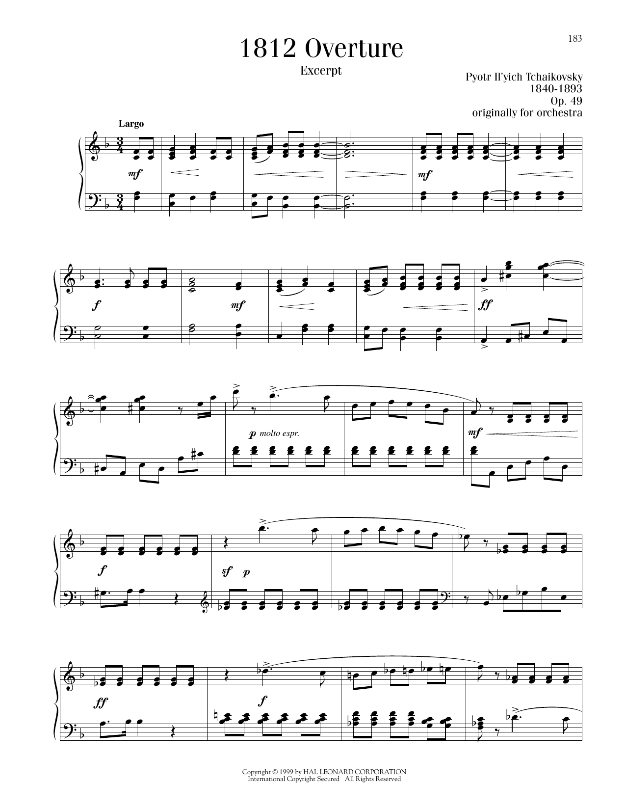 Product picture to: 1812 Overture