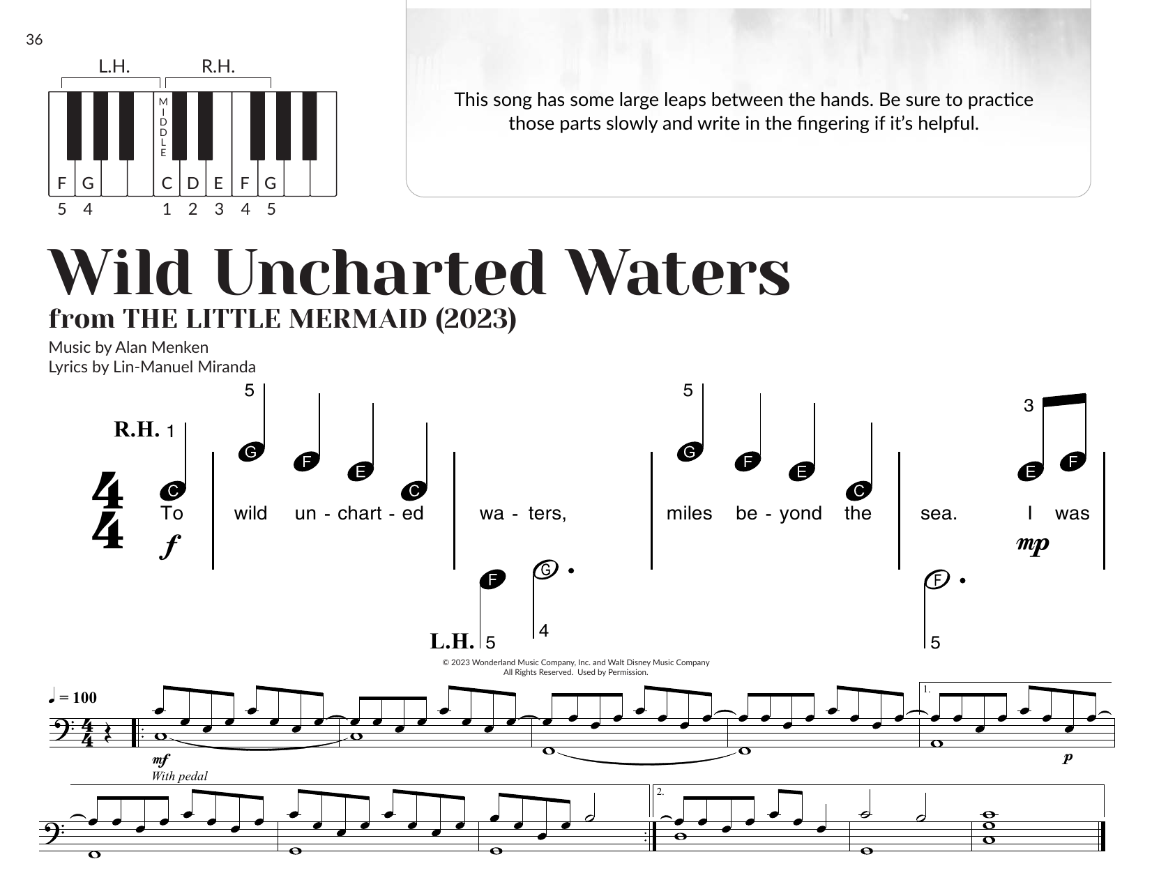 Produktbild zu: Wild Uncharted Waters (from The Little Mermaid) (2023)