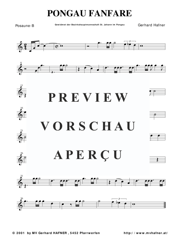 Produktgalerie: Seite 6 von 11 Pongau-Fanfare, , (Blechbläser Quintett)