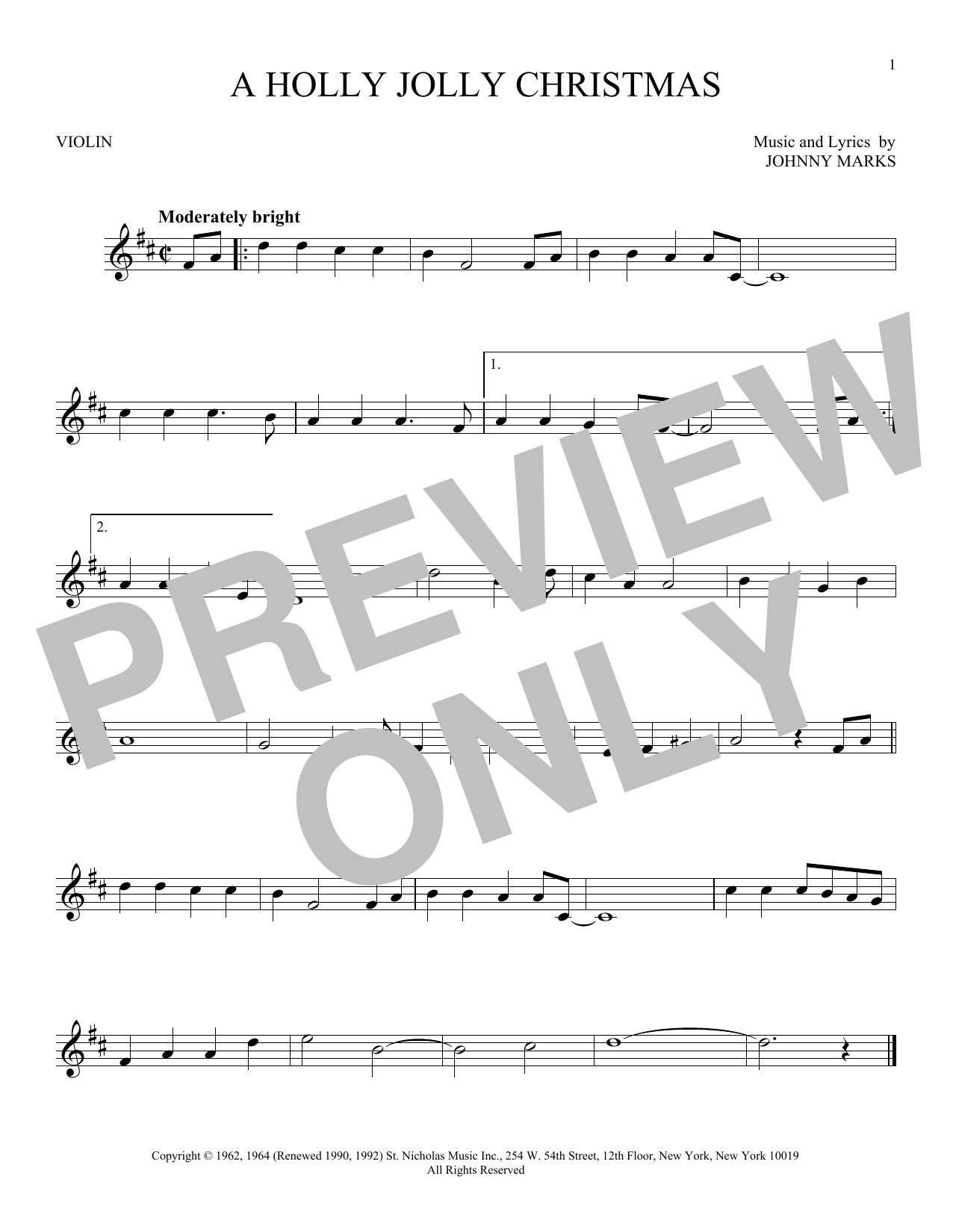 Product gallery: Page 1 of 1 A Holly Jolly Christmas, Johnny Marks