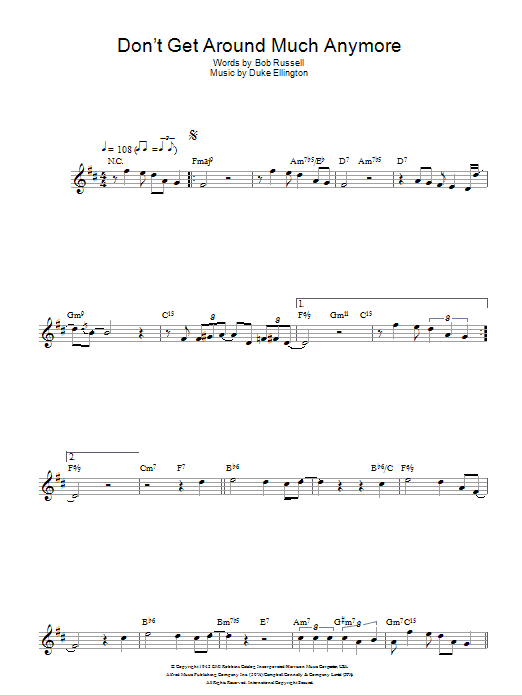 Produktbild zu: Don't Get Around Much Anymore