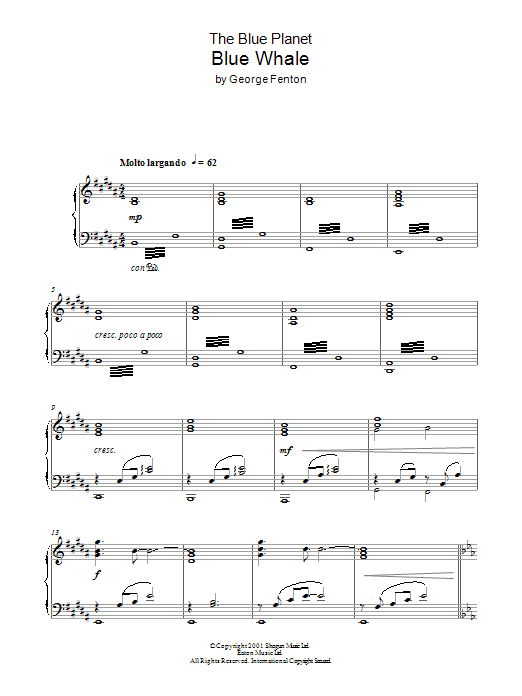 Produktbild zu:  The Blue Planet, Blue Whale - George Fenton