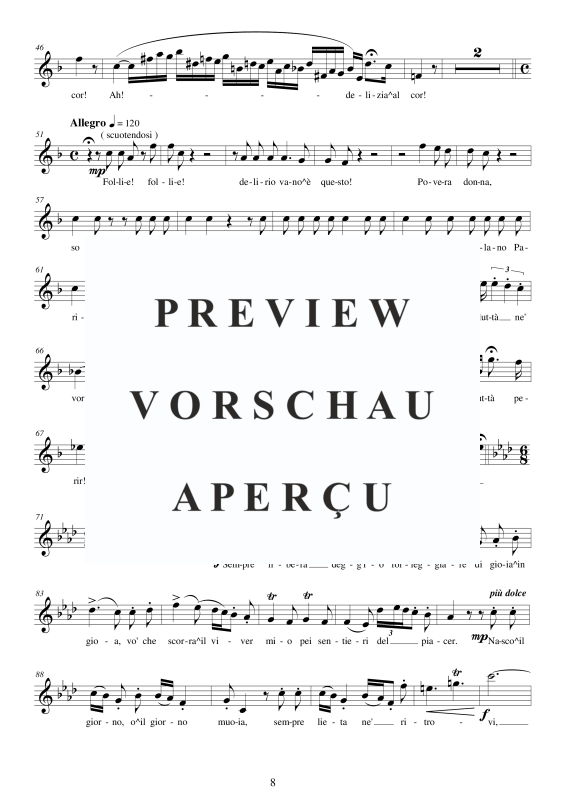 Produktgalerie: Seite 9 von 10 La Traviata - (Act 1) 'Ah Fors'è lui', 'Sempre libera', , Sopran und Klavier