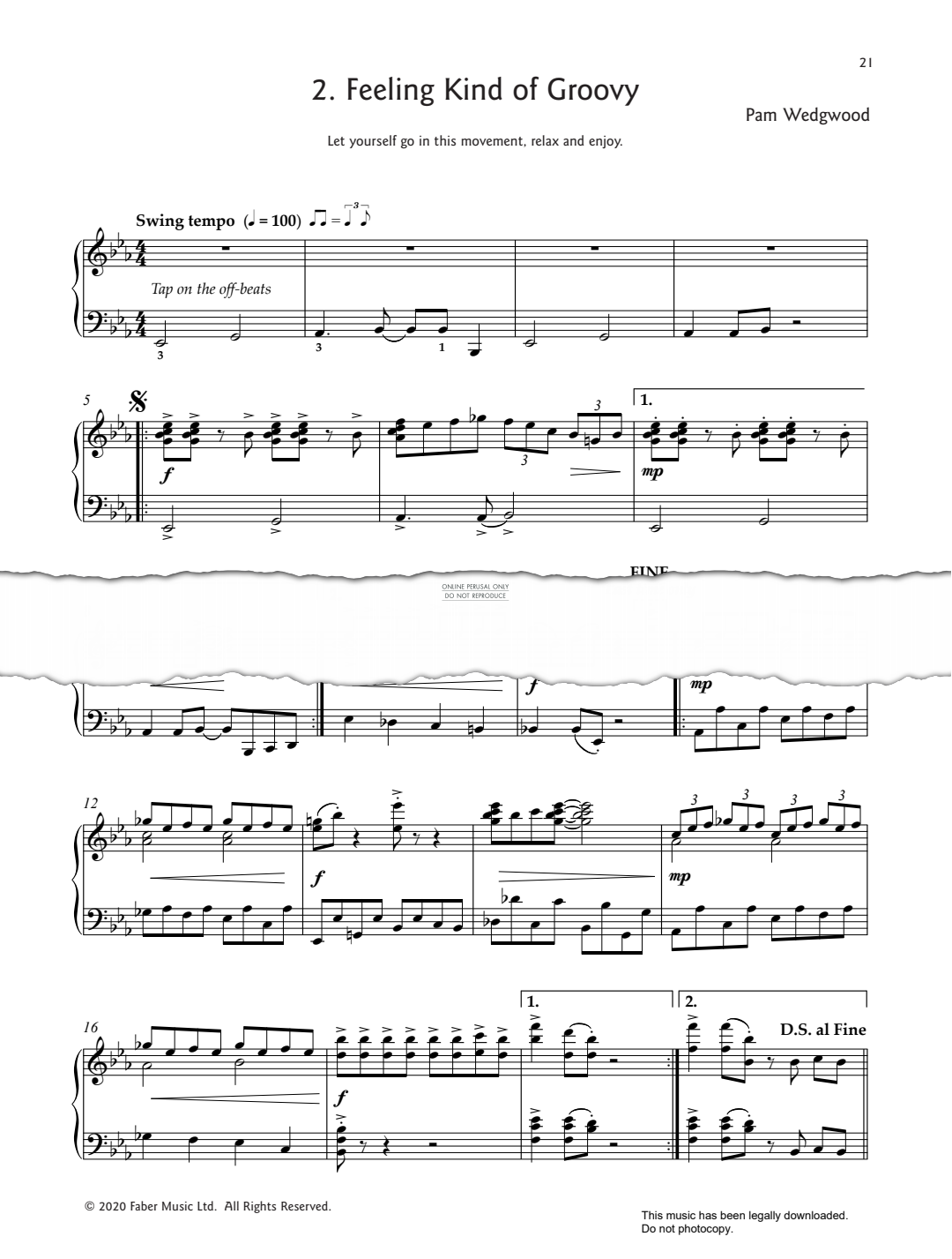 Produktbild zu: Feeling Kind Of Groovy (from 'Changing Moods')