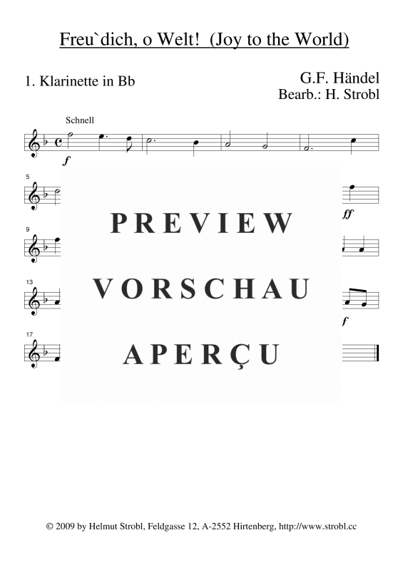 gallery: Joy to the World, , Klarinettenquartett