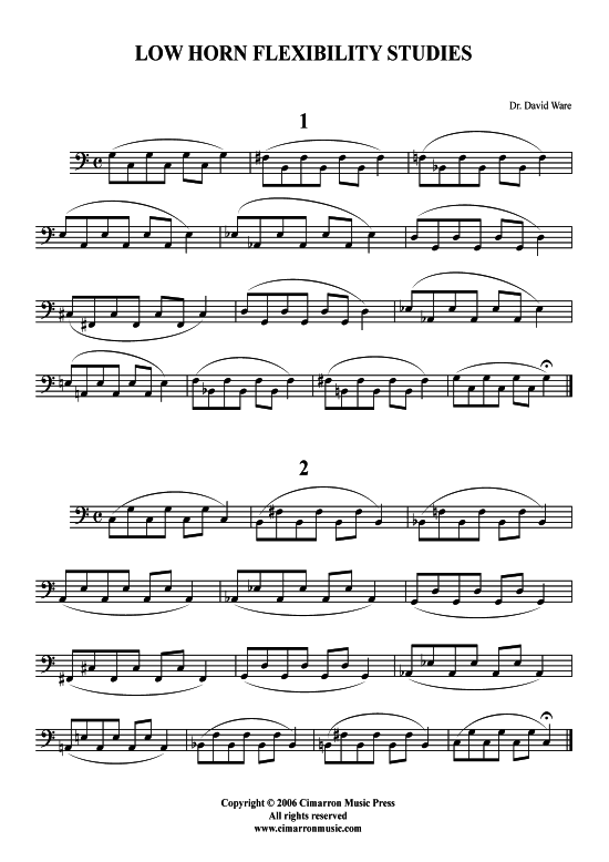 Produktbild zu: Low Horn Flexibility Studies David Ware