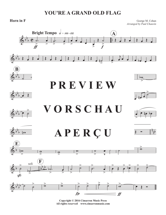 gallery: You´re a Grand Old Flag , , (Blechbläserquintett)