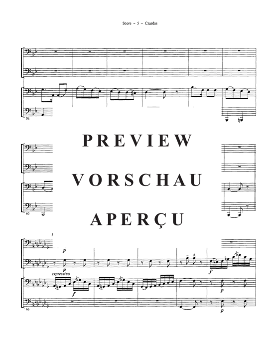 Product gallery: Page 7 of 18 Czardas , , (Tuba Quartett EETT)