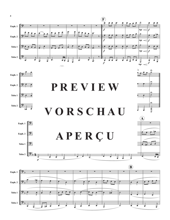 Product gallery: Page 5 of 21 Suite of Dances - 5 Sätze , , (Tuba Quartet: 2x Baritone, 2xTuba)