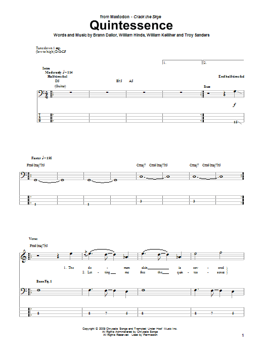 Produktgalerie: Seite 1 von 1 Quintessence, Mastodon, E-Bass