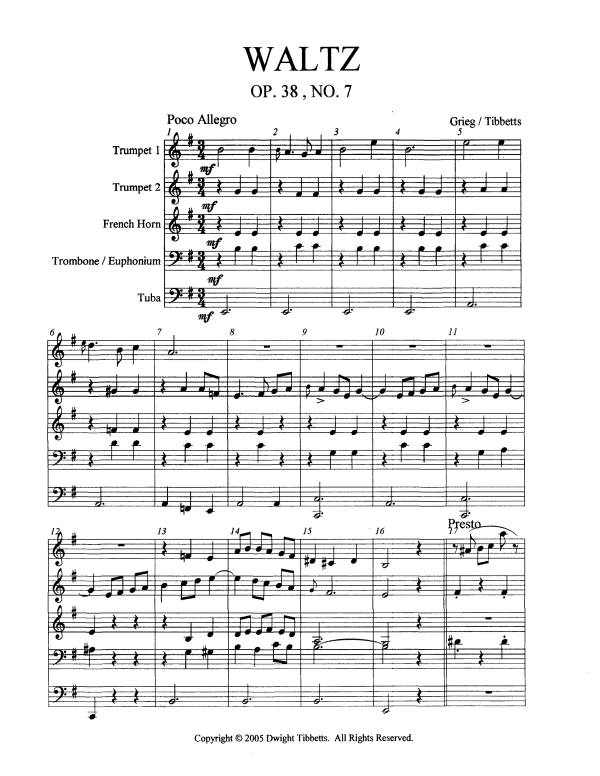 Product picture to: Walzer und Wiegenlied op. 38 No. 7Edvard Grieg