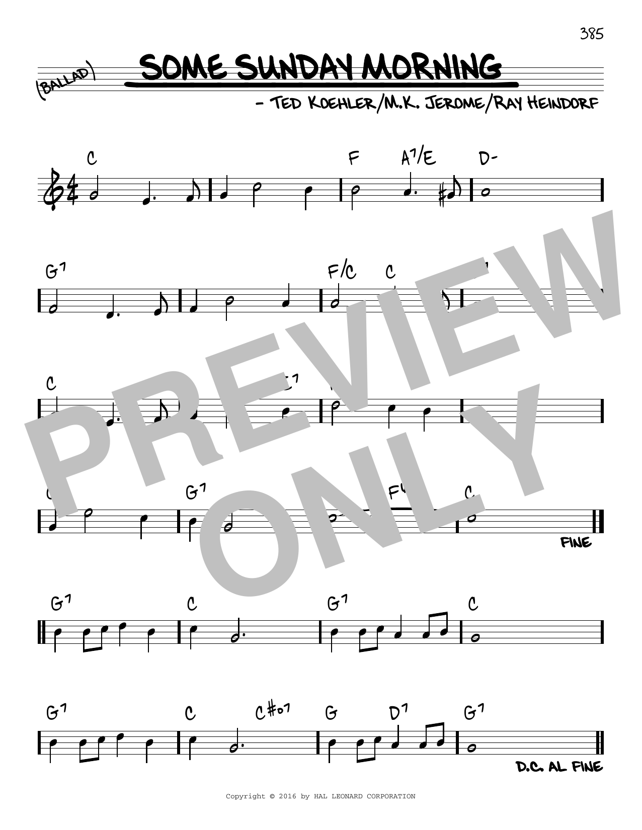 Produktbild zu: Some Sunday Morning