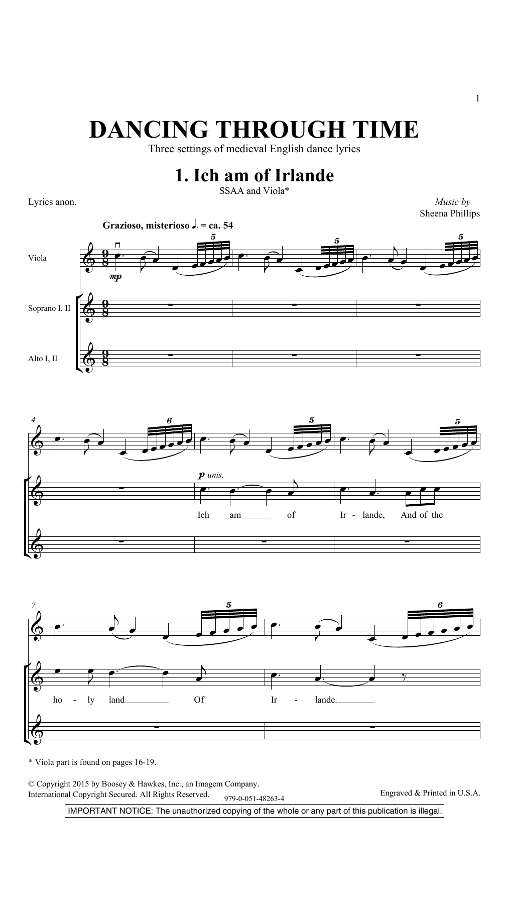 Produktgalerie: Seite 1 von 1 Dancing Through Time, Sheena Phillips, Chor