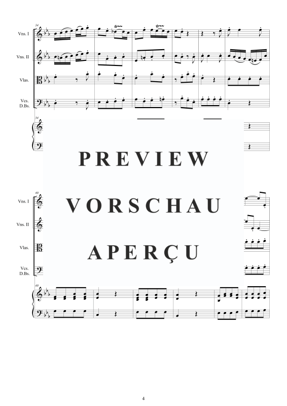 Produktgalerie: Seite 5 von 11 Cembalo Konzert Nr. 5 in Es-Dur, , Cembalo und Streichorchester