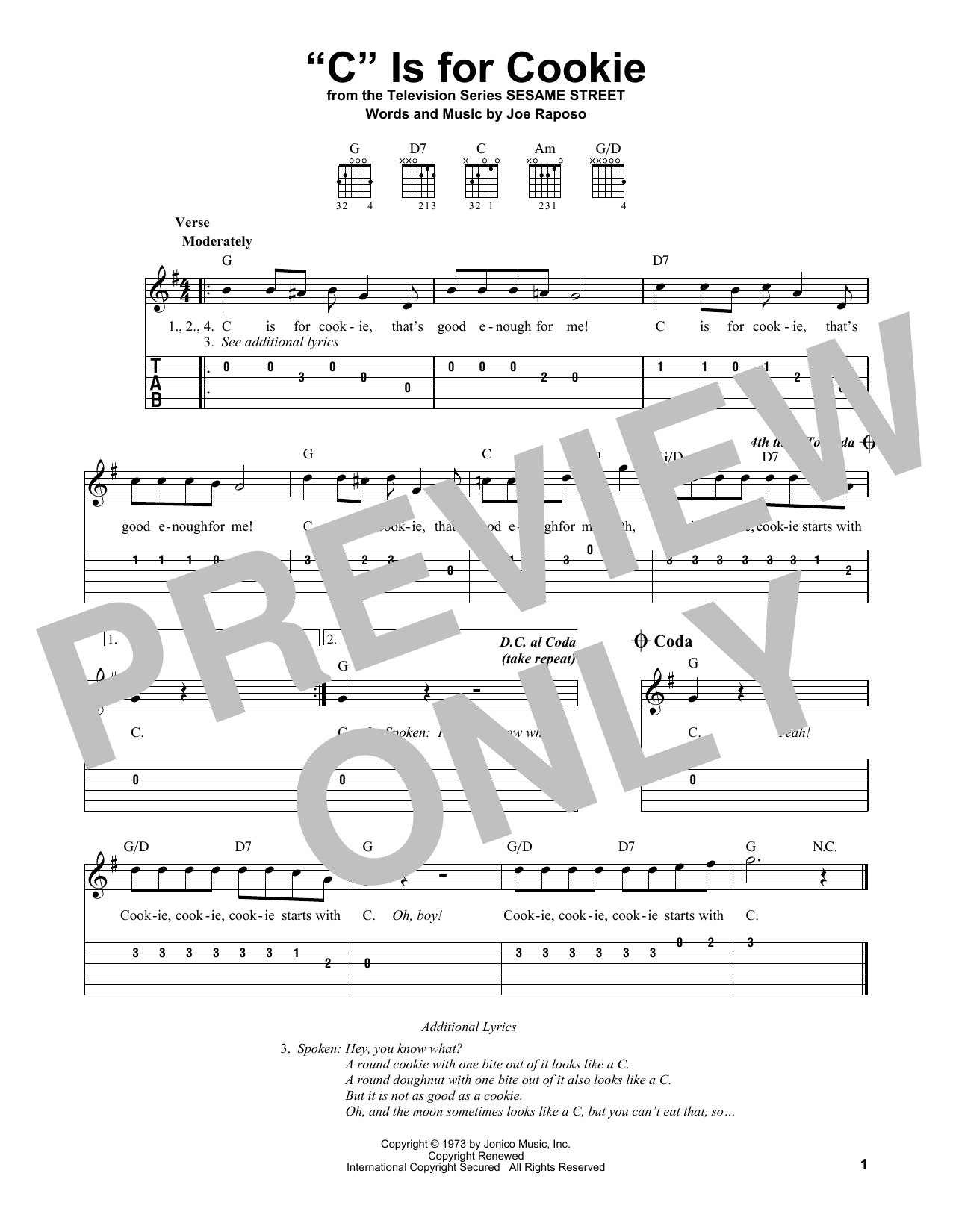 Product picture to:  "C" Is For Cookie - The Cookie Monster