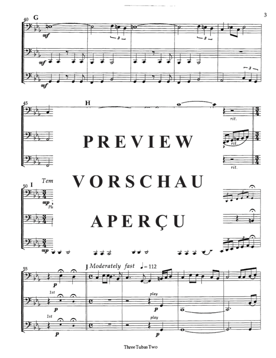 Produktgalerie: Seite 5 von 12 Three Tubas Two , , (Tuba Dett + opt. Tuba 3)